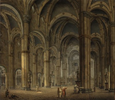 Interno della Certosa di Pavia da Maximilien de Hase